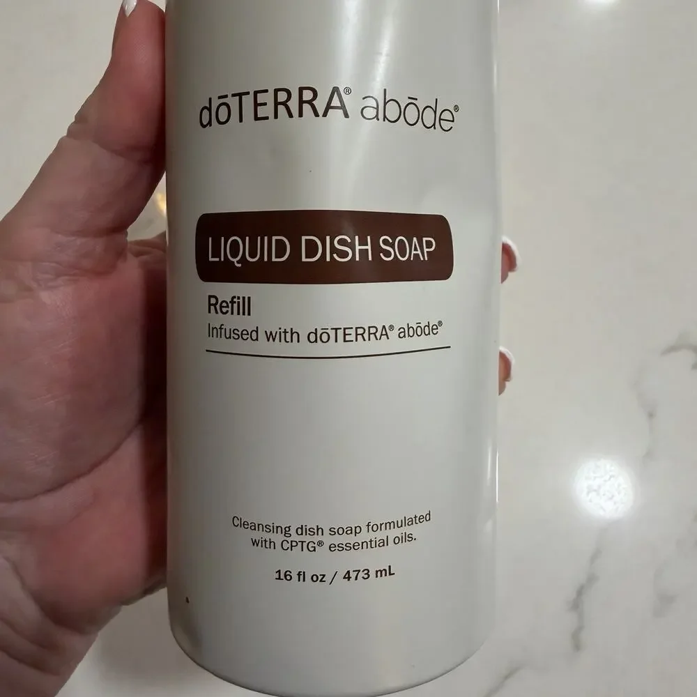 Doterra Abode Liquid Dish Soap Refill 16 Oz. 473 mL NEW Sealed Dented Can